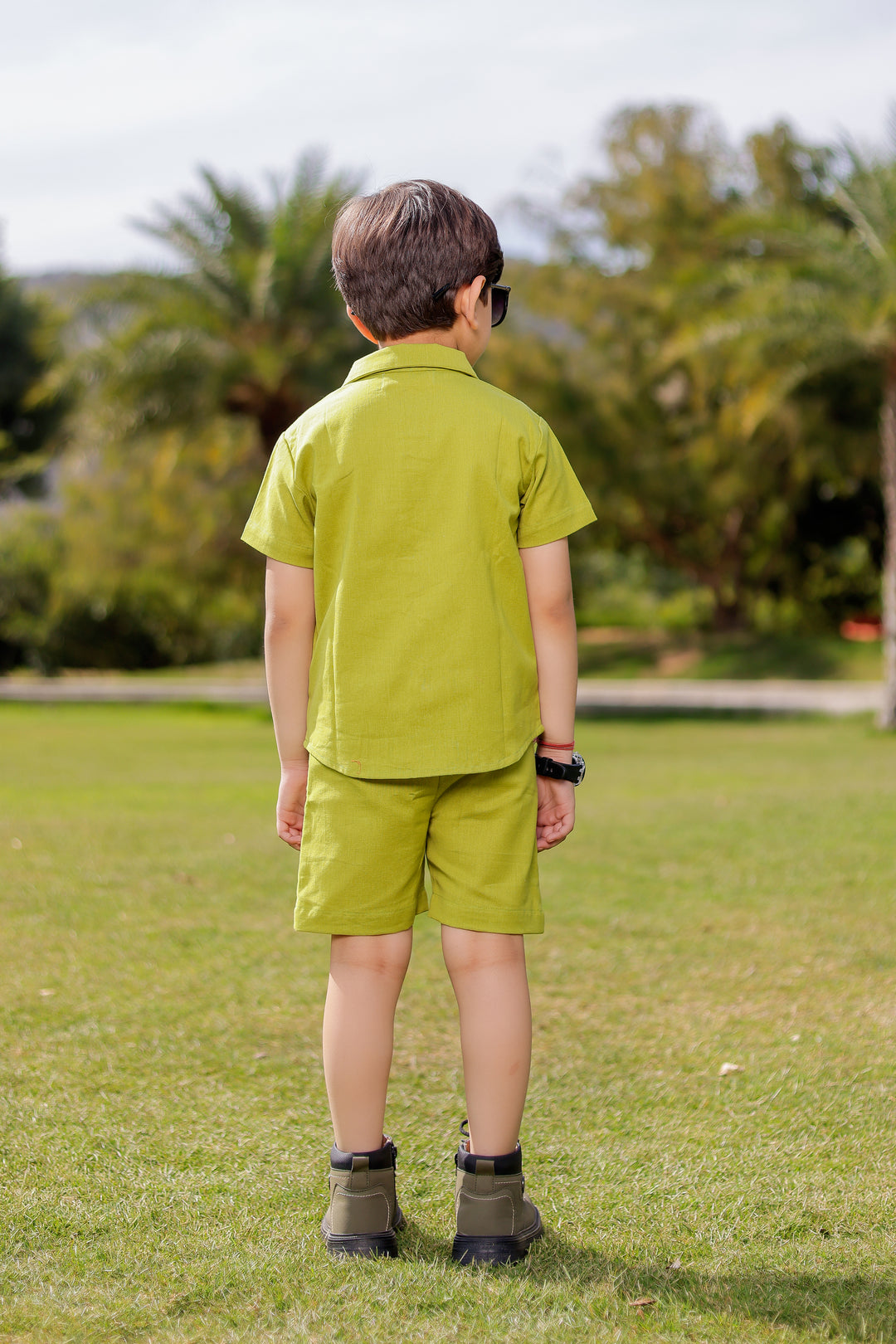 Boys Lime Green Co-Ord Set