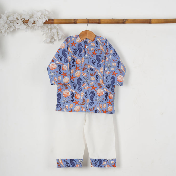 BLUE SEA WORLD NIGHT SUIT (SET OF 2)