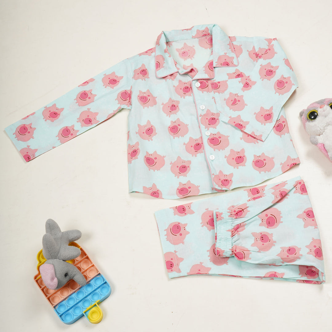 PEPPA PIG NIGHT SUIT  (SET OF 2)