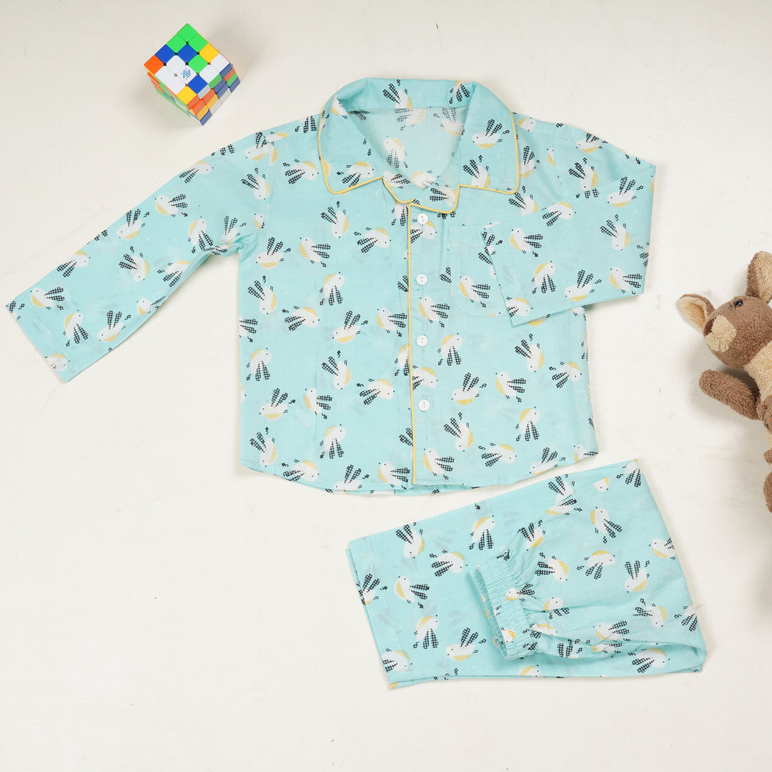 BUNNY PRINT NIGHT SUIT  (SET OF 2)