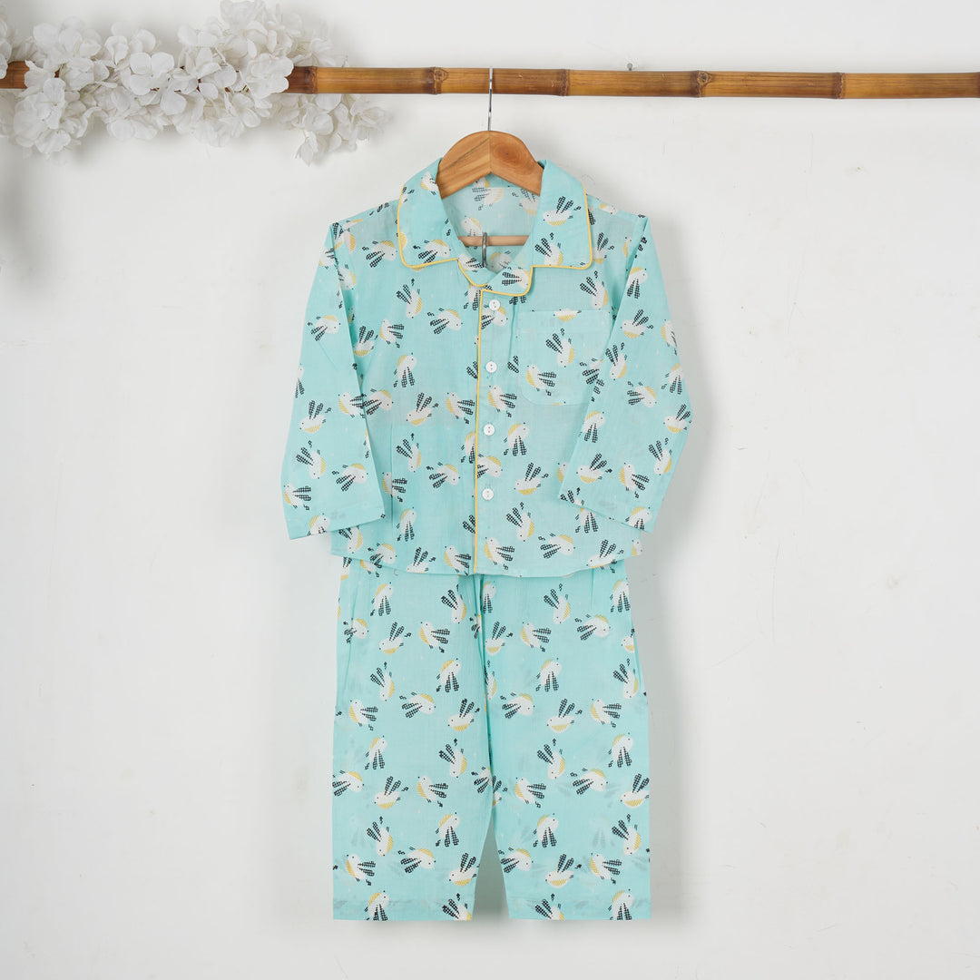BUNNY PRINT NIGHT SUIT  (SET OF 2)