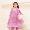Orchid Lilac Tiered Anarkali Set (Set of 3)
