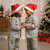 GREEN CHRISTMAS PRINT NIGHT SUIT (SET OF 2)