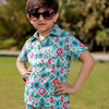 Boys Blue Ikat Co-Ord Set