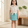 Girls Turcoise Blue Skort with White Shirt