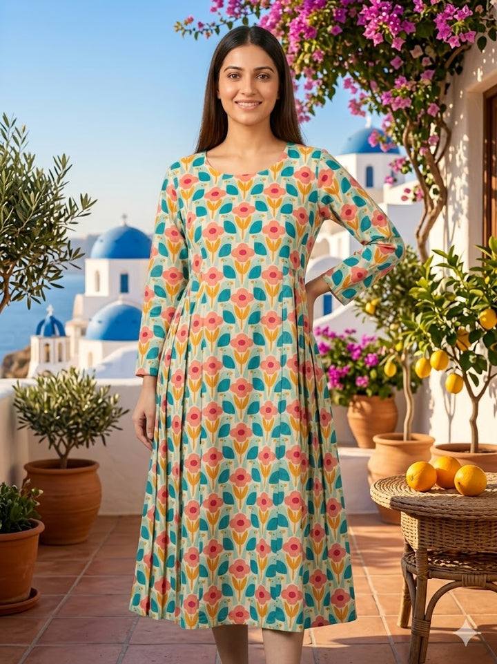 Women Floral Summer Dress