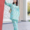 Women Blue Tulip Co-Ord Set (Kurti/Pant)