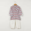SAUVE PASTEL KURTA WITH PAJAMA (SET OF2)